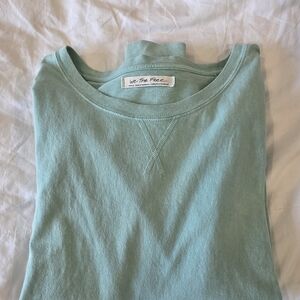 We The Free Light Mint Pullover Sweatshirt